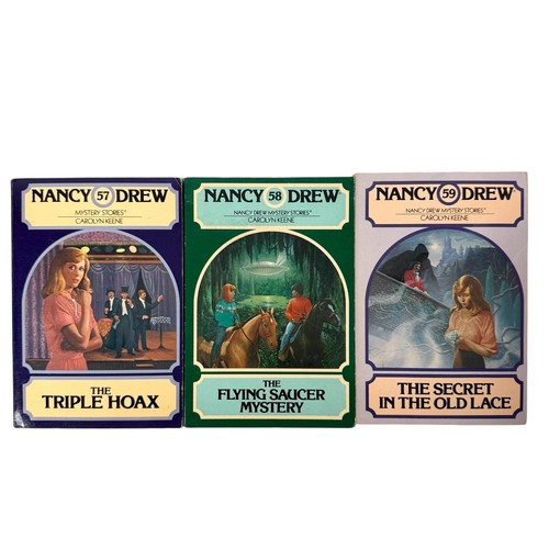 Vintage Nancy Drew Carolyn Keene 3 Book Boxed Gift Mystery Set #57 58 & 59 - Picture 3 of 7