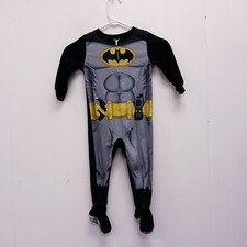 Batman Print Boy's Two-Piece Long Sleeve - Size: 3T full zipper costume