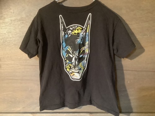 Boys Size Small 6/7 Black T-Shirt DC COMICS SUPER HEROES SHORT SLEEVE - Picture 3 of 4