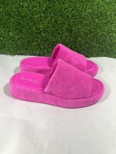 Circus NY Latasha Slide Pink Punch Terry Size 9