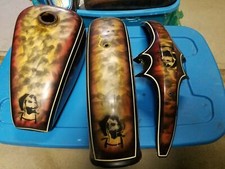 NOS Old Skool Paint Job Zig Zag Man Gas Tank ...
