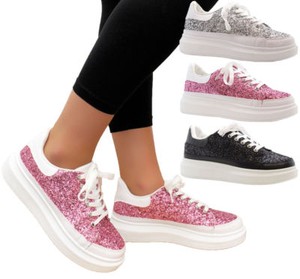 glitter fashion sneakers