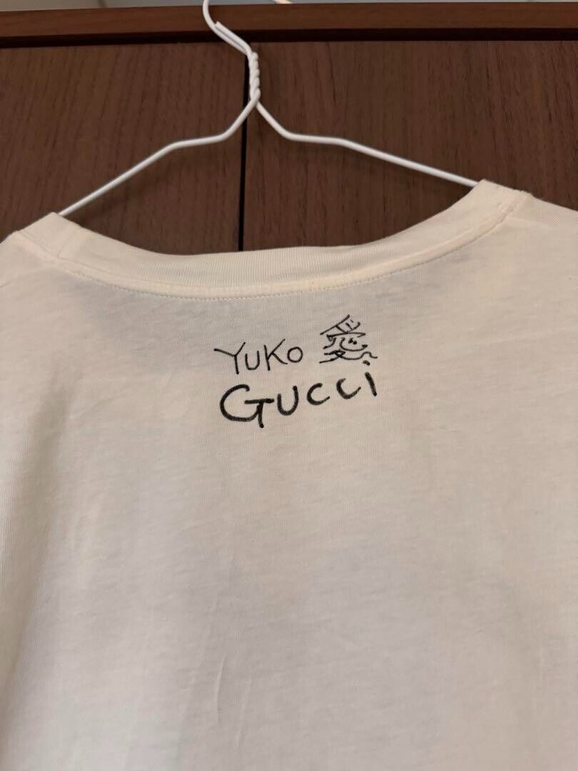 Gucci 548334 T Shirt Yuko Higuci Animal Print White Size L Gucci 548334 T Shirt Yuko Higuci Animal Print White Size L