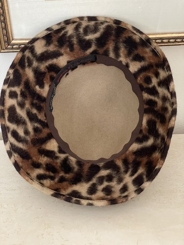Jacques Le Corre Paris Women's Leopard Wool Hat - Picture 9 of 11