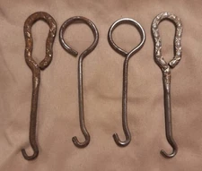 2 Vintage Pato Shoe/Boot Button Hooks + 2 Misc. - 