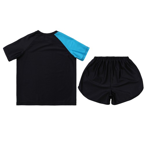 Niños Niños Ropa Deportiva Gimnasio Traje Deportivo Kickboxing Camiseta Con Shorts Show - Imagen 18 de 39