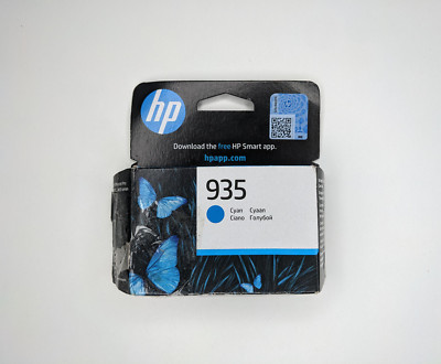 Original HP 935 Cyanblau Druckertinte C2P20AE Offener Karton Versiegelt Ablauf Jan 2026