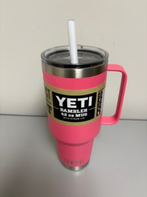 Tropical Pink YETI® 42 Ounce Travel - Authentic, Brand New, With