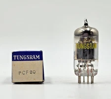 PCF80 Tungsram Tube New (New Old Stock) Guaranteed Tested Tube