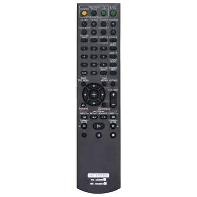 RM-ADU007 RM-ADU007A Replace Remote for Sony DVD DAV-HDX275 DAV-HDX276 SS-CT80