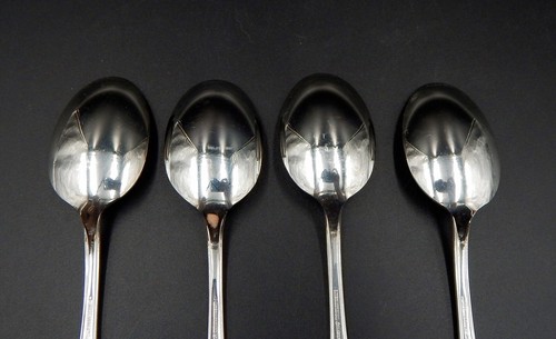 Lote de 4 cucharas International Silver Waverly Silverplate Soup Place 6-1/2 pulgadas - Imagen 14 de 19