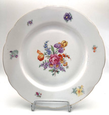 MZ Czechoslovakia Floral Dinner Plates Set of 11 — listing 4