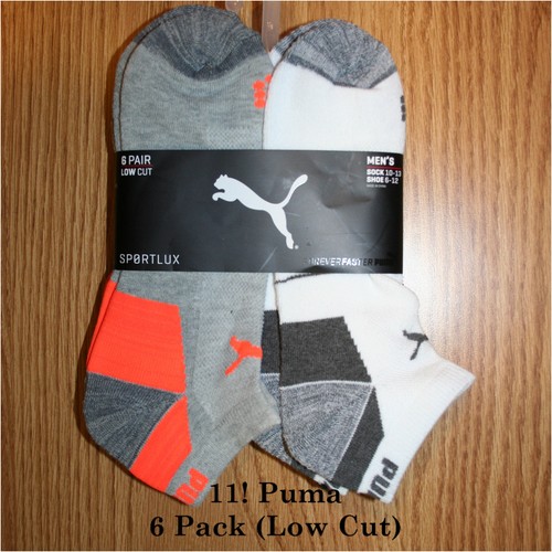 Men's Casual Socks,Polo Ralph Lauren/adidas/Puma/Levi's/Calvin Klein and more... - Picture 26 of 29