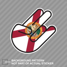 Florida Shocker Sticker Decal Vinyl Jdm Euro Sunshine State