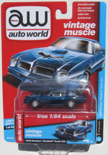 AUTO WORLD PREMIUM R2 VINTAGE MUSCLE 1976 PONTIAC FIREBIRD TRANS AM 2 A 1/2,500
