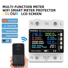 Relay Switch Power Meter Circuit Breaker Over Under Voltage Energy Temperature