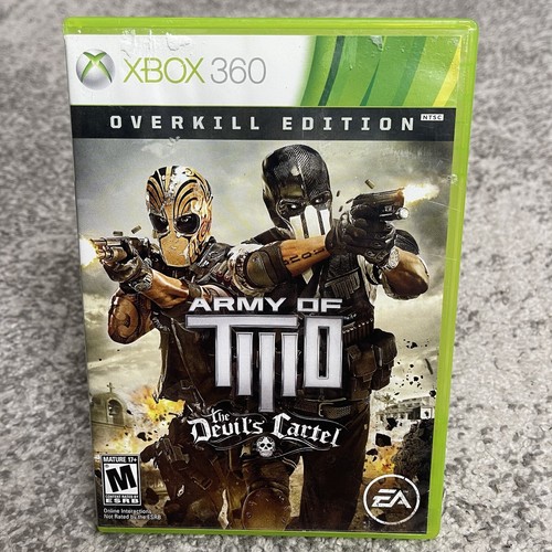 Xbox 360 Army Of Two The Devils Cartel Overkill Edition Video Game Used