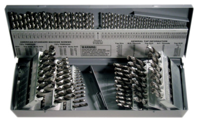 Cle line 115pc Drill Bit Set 1/16-1/2 Letter Number Wire Size Bright C21126 USA