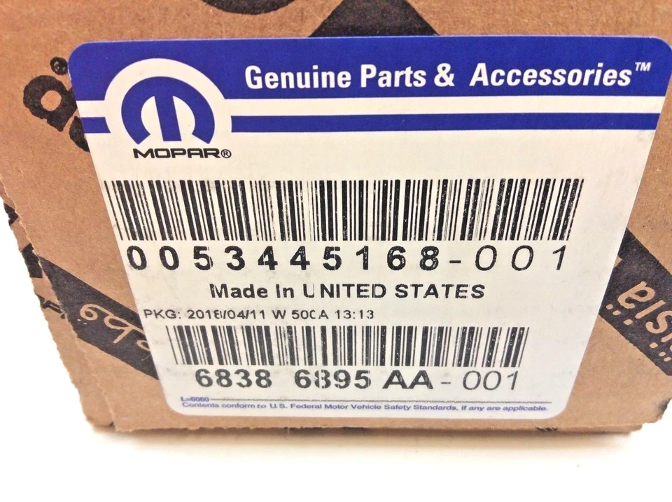 2011-2018 Jeep Grand Cherokee Dodge Durango nota baixa buzina e suporte novo fabricante de equipamento original - Imagem 4 de 4