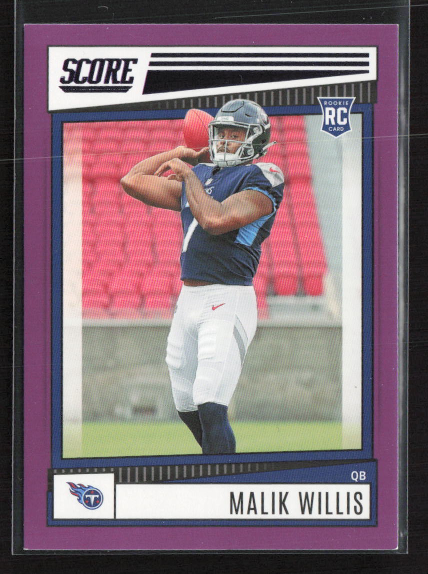 2022 Score #305 Malik Willis Purple