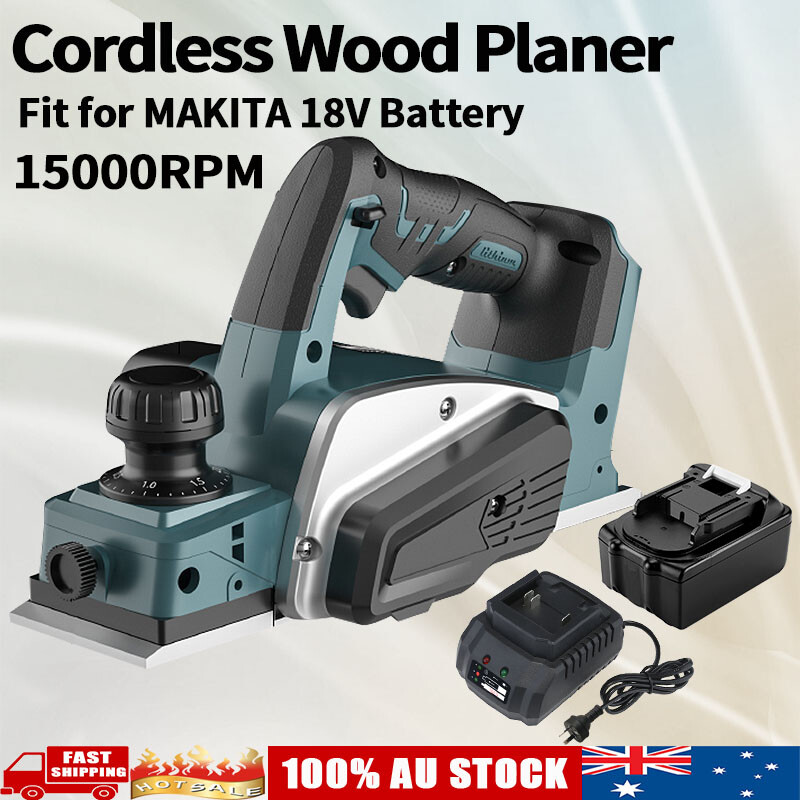 15000RPM Cordless Electric 82MM Woodworking Hand Plane Wood Planer