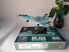 SU-35S Modellflugzeug 1/100 Bausatz ABS Flugzeugmodell Deko Sammler Modell