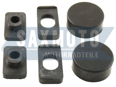 Haltegummi Set Benzintank YAMAHA RD250 RD400 Fuel Tank Rubber Mounting Kit