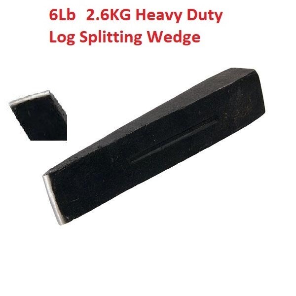 Neilsen 6lb Log Splitter Wedge for Firewood Tree Logs Use with Axe Maul Hammer