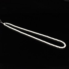 White Hetian Jade Beads Necklace