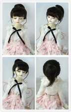 JD638 1/4 MSD High Ponytail BJD Mohair Wig For 18-20cm 7-8inch Doll Hair