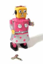 Venus Robot Windup Tin Toy