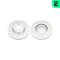 Optimal 2X Bremsscheibe Vorne Ø330 Mm Gelocht/Innenbel. FüR Mercedes S-Klasse