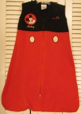 Halo Sleep Sack Mickey Mouse Disney Wearable Blanket Fleece Costume 6-12M Medium