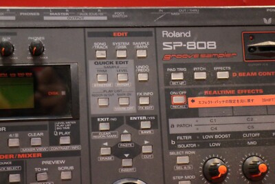 USED ROLAND SP 808 Groove Sampler Groovebox Worldwide Shipping