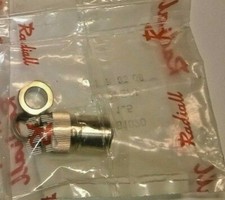 CONNETTORE N MASCHIO A MORSETTO, ORIGINALE RADIALL, NUOVO (NOS), SIGILLATO