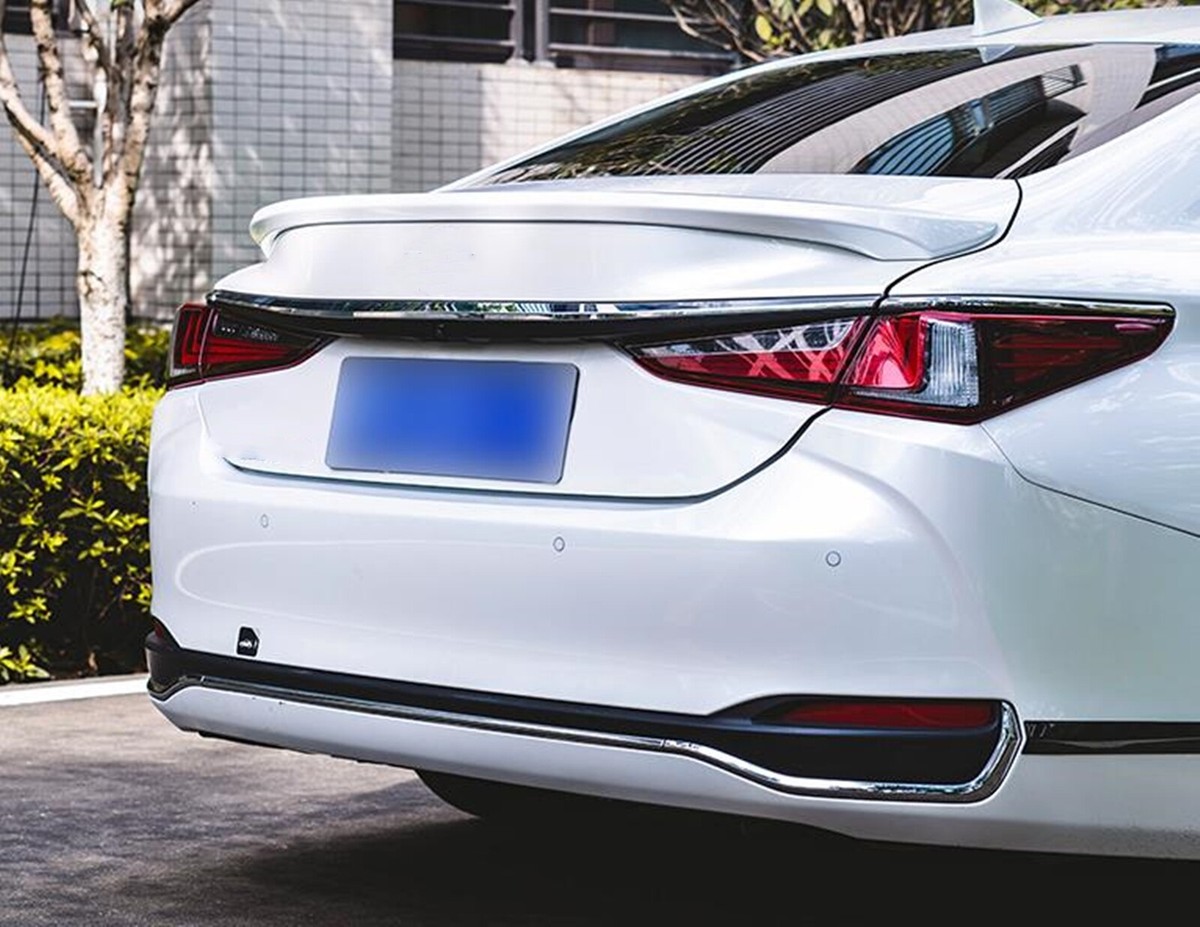 For 2019 2020-2024 Lexus ES350/300h White Rear Trunk Roof Spoiler