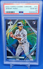 2022 Topps Cosmic Chrome #41 Jeremy Pena Base RC ROOKIE PSA 10 GEM MINT