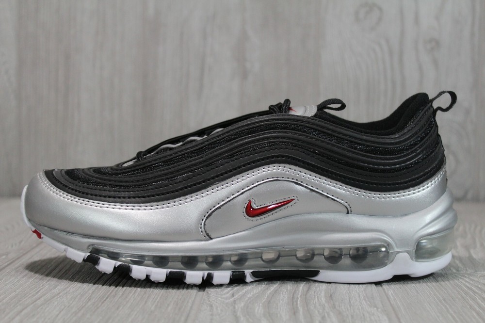 Nike Air Max 97 Silver QS Mens Sizes 4-6.5 Womens 5.5-8 AT5458-001