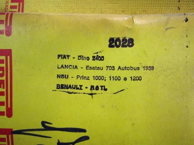 2028 CINGHIA TRAPEZOIDALE POMPA ACQUA PIRELLI NSU PRINZ 1.0 B 29 KW RICAMBIO NUO - Изображение 3 из 3