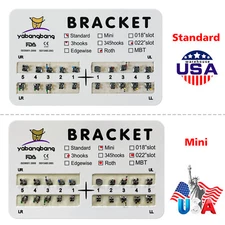 Dental Orthodontic Braces Brackets Mini Standard Roth.022 3Hook Metal BRACKET SA