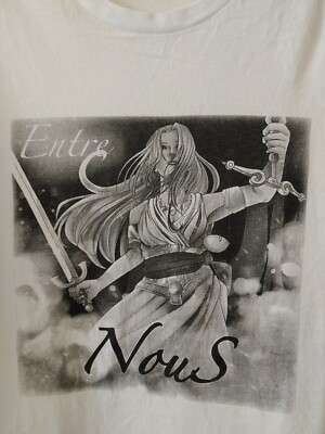 Next Level Entre Nous 'Between you & me' Anime T-Shirt - Size XL