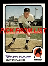 1973 Topps 266-528 EX/EX-MT Pick From List All PICTURED