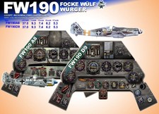 FOCKE WULF FW190 WURGER COCKPIT instrument pa...