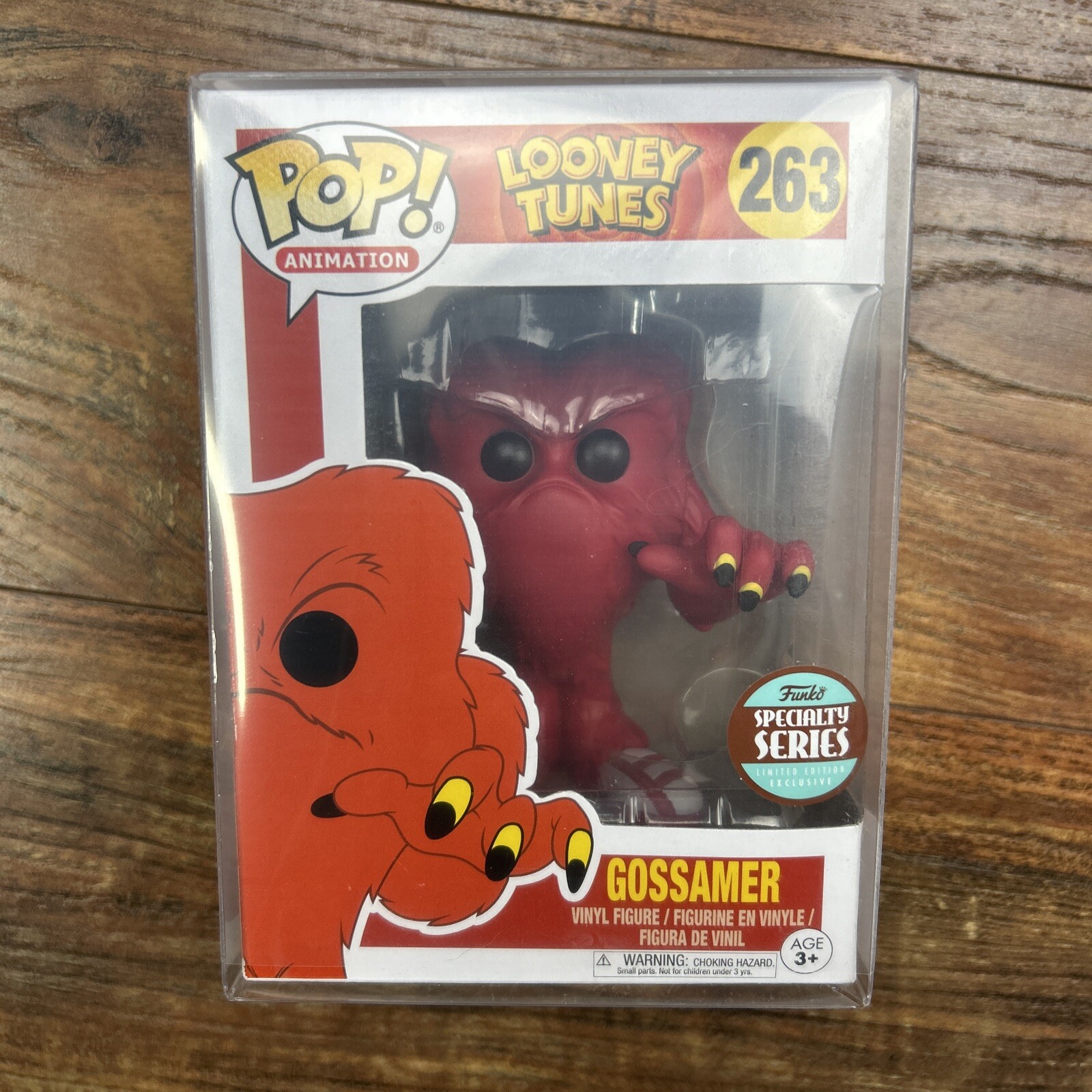 Funko Pop! Animation Looney Tunes Gossamer Vinyl Figure (263) W/ Soft Protector