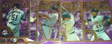 1996 Topps Finest Intimidators MLB: Pedro Martinez, David Justice, Mike Piazza..
