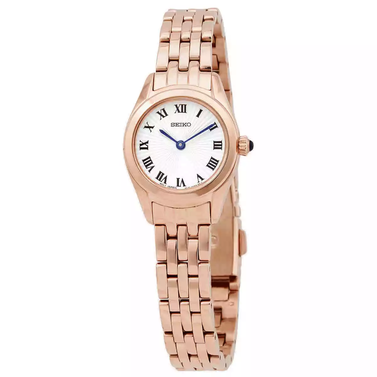 Seiko ladies top rose gold watch