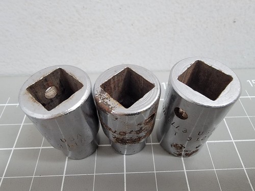 Cornwell Tools Socket Lot 1/2" and 5/8" Chrome Shallow 1/2" Drive All 12-Point - Picture 7 of 12