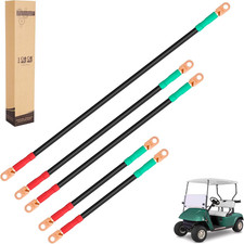 Golf Cart Battery Cable Kit for EZGO TXT, Marathon, Medalist 1994-Up 36 48 Vol