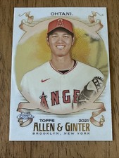 Shohei Ohtani 2021 Topps Allen and Ginter Chrome #25 LA Angels!