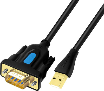 DTECH USB to Serial Adapter DB9 RS232 Cable Prolific Chip PL2303 DB-9 Male Cord 